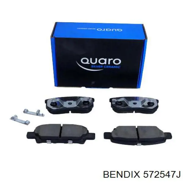 Задние тормозные колодки 572547J Jurid/Bendix