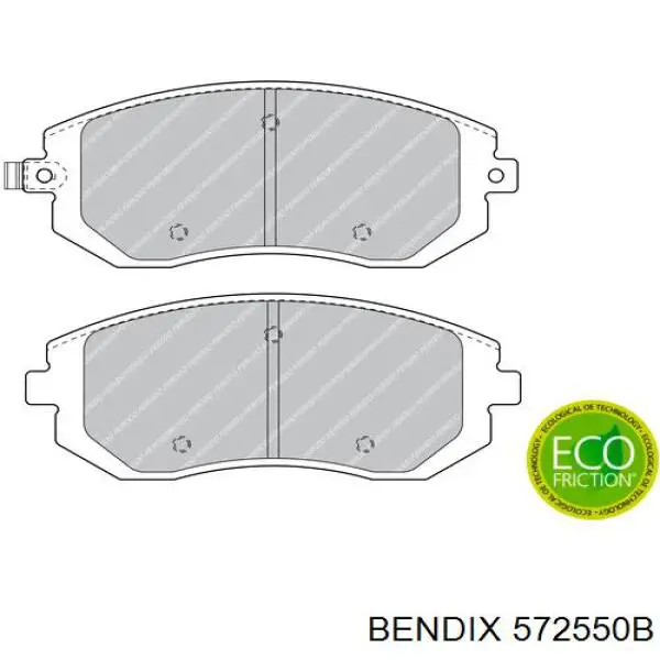 Купить 572550B Jurid/Bendix Колодки тормозные