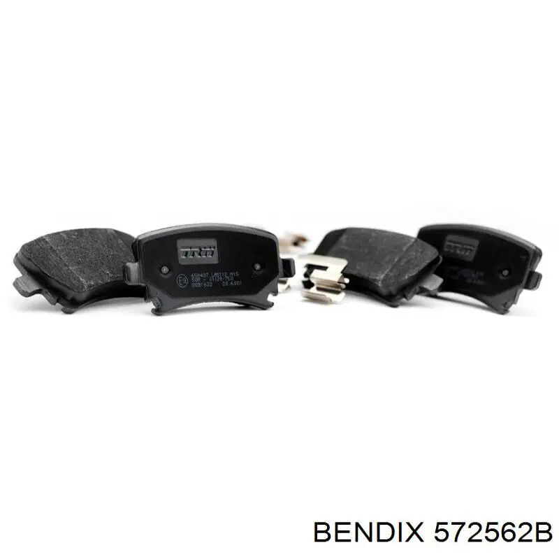572562B Jurid/Bendix Колодки передние