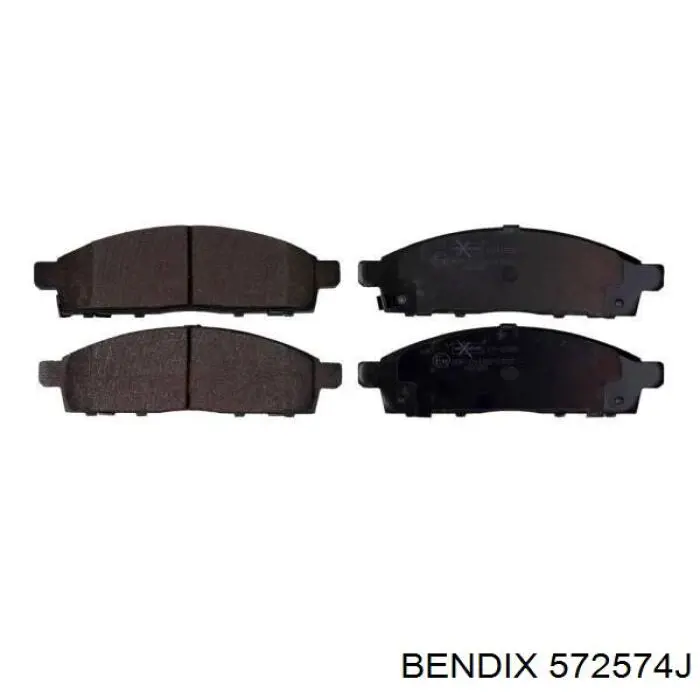 Тормозные колодки Jurid/Bendix 572574J
