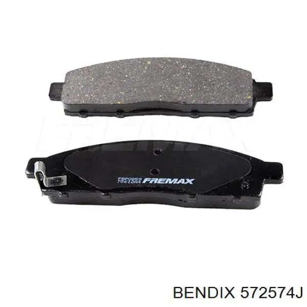 572574J Jurid/Bendix Колодки передние