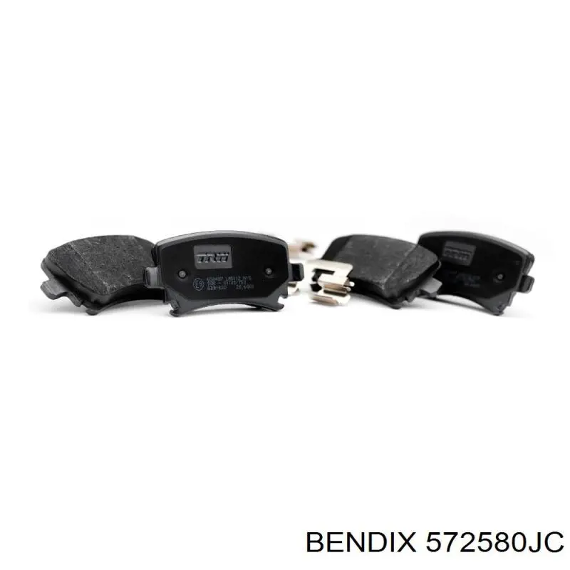 Купить 572580JC Jurid/Bendix Колодки тормозные задние, дисковые