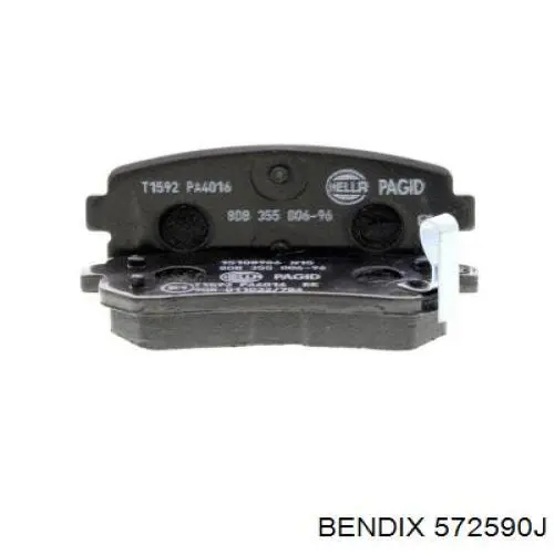 Колодки дисковые  Jurid/Bendix 572590J цена, от 17.89 USD