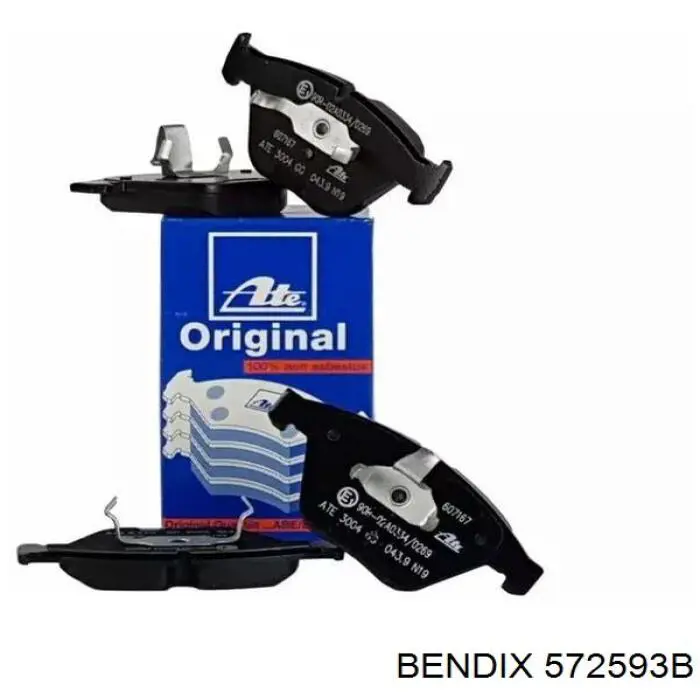 Купить 572593B Jurid/Bendix Колодки тормозные
