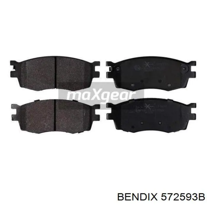 572593B Jurid/Bendix Колодки передние