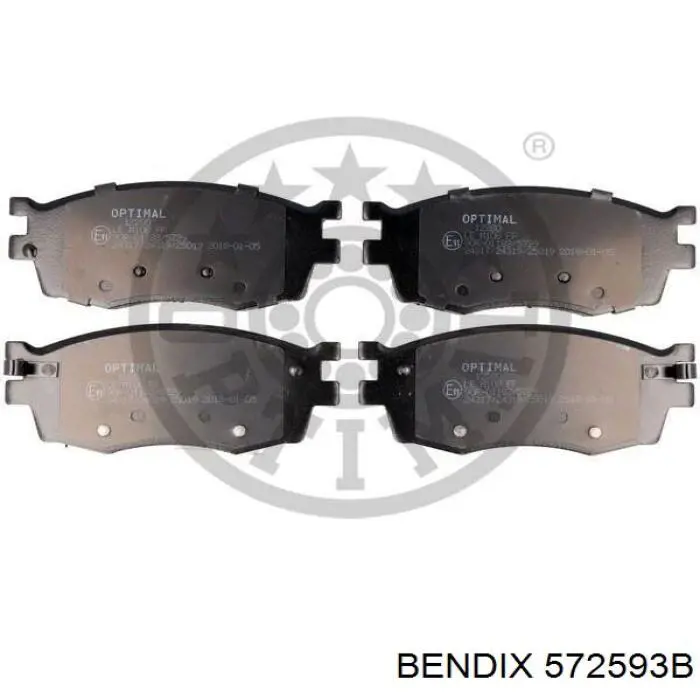 Колодки Jurid/Bendix 572593B цена, от 14.30 USD