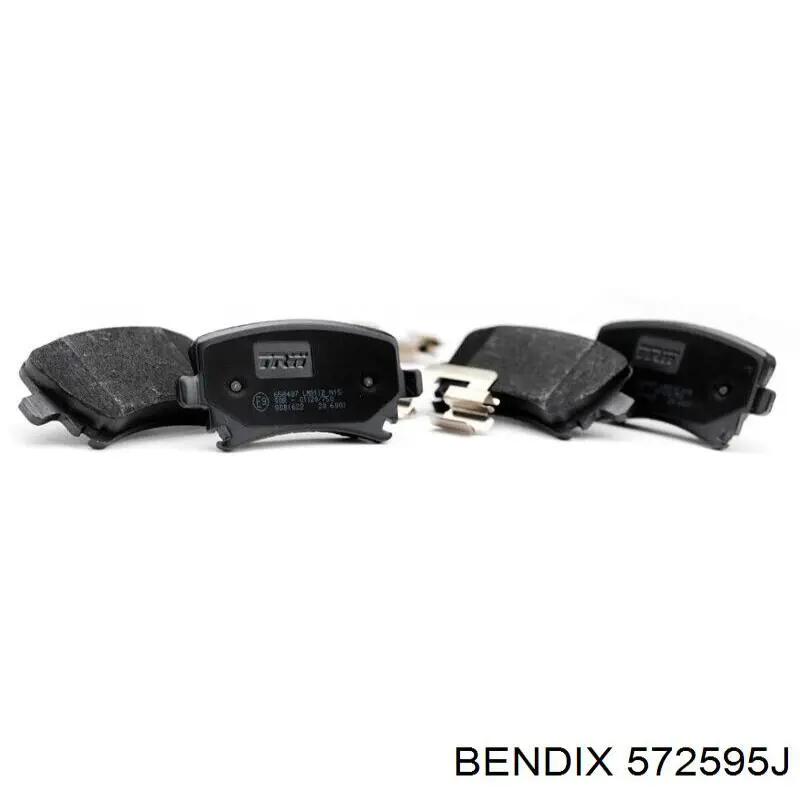 Задние тормозные колодки 572595J Jurid/Bendix