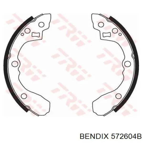 Купить 572604B Jurid/Bendix Колодки тормозные задние, дисковые