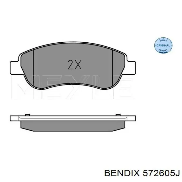 Колодки Jurid/Bendix 572605J цена, от 33.82 USD