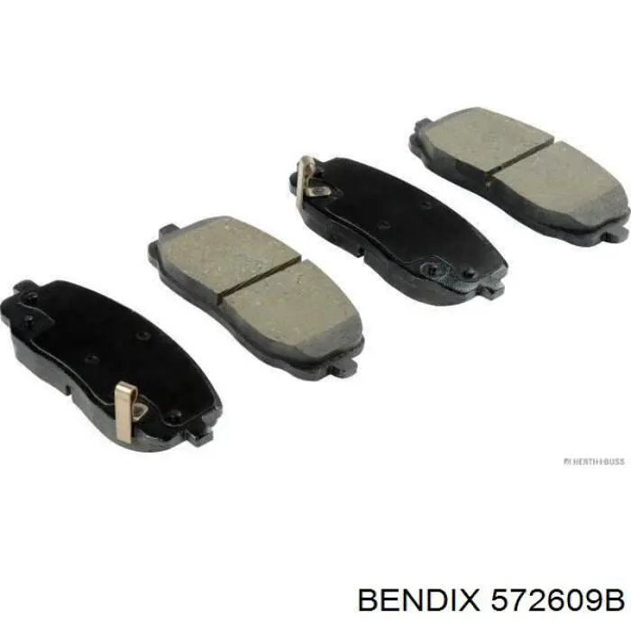 572609B Jurid/Bendix Колодки передние