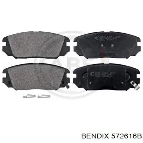 Купить 572616B Jurid/Bendix Колодки тормозные