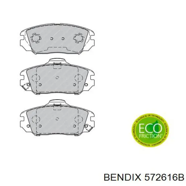 572616B Jurid/Bendix Колодки передние