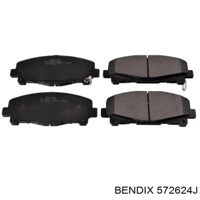 572624J Jurid/Bendix Колодки передние