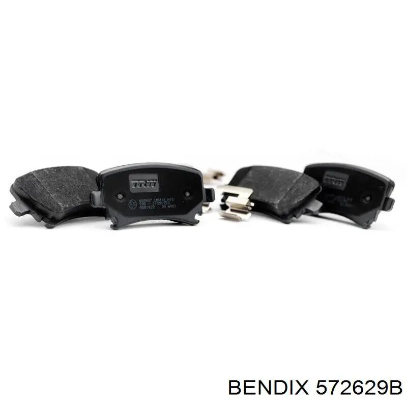 Задние дисковые колодки Jurid/Bendix 572629B