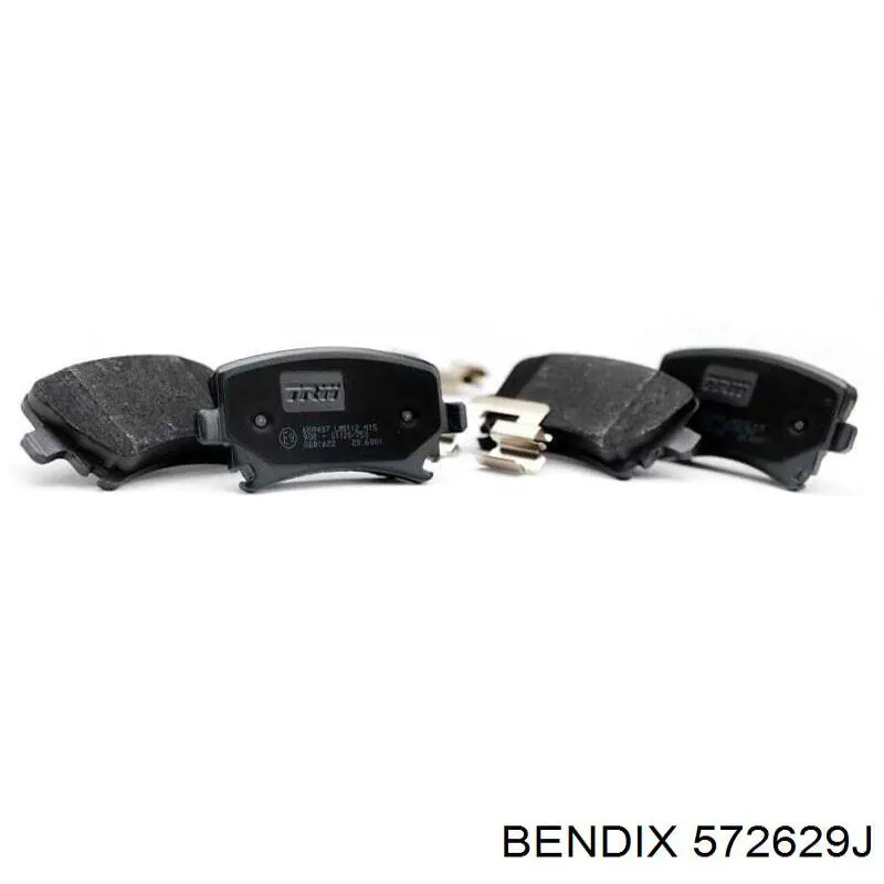Купить 572629J Jurid/Bendix Колодки тормозные задние, дисковые