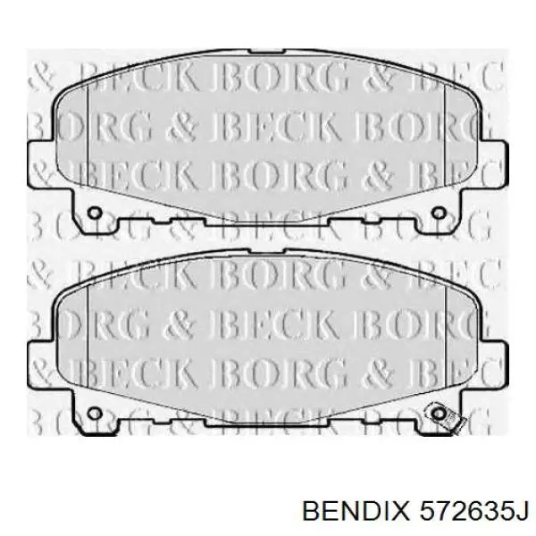 Колодки Jurid/Bendix 572635J цена, от 23.17 USD