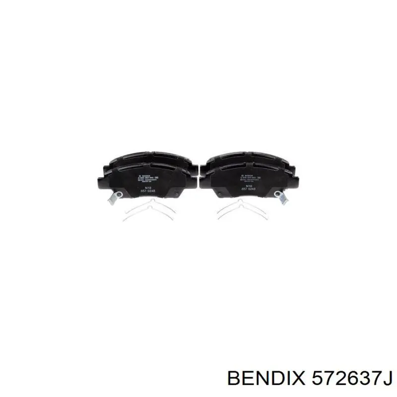 Купить 572637J Jurid/Bendix Колодки тормозные