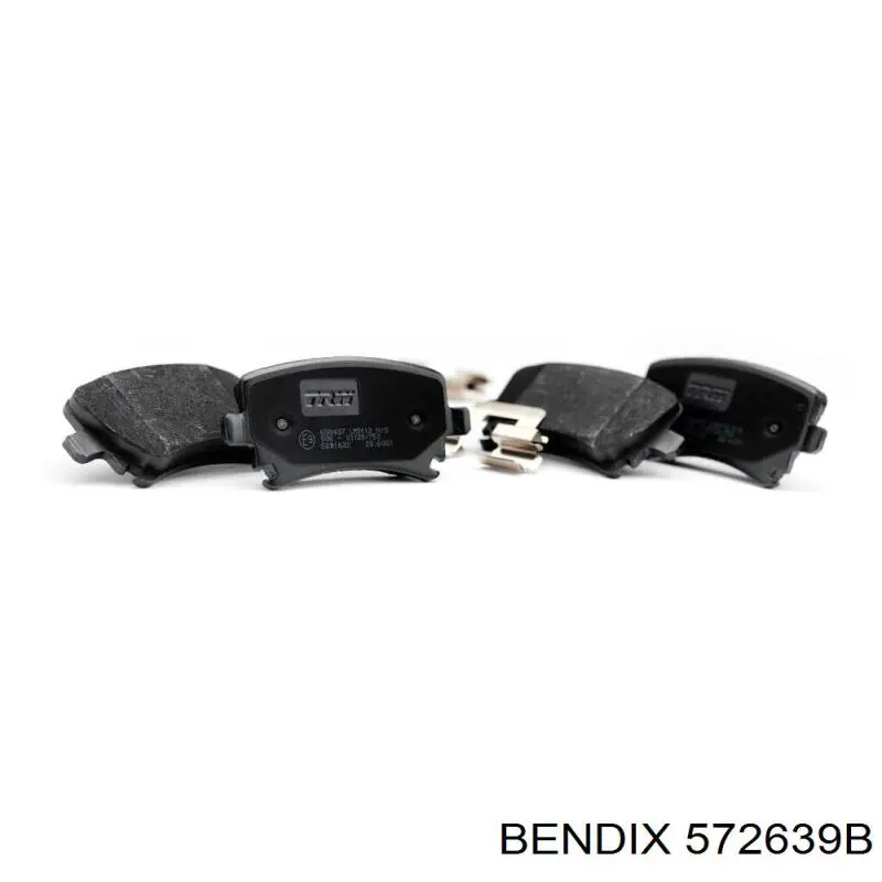 Купить 572639B Jurid/Bendix Колодки тормозные задние, дисковые