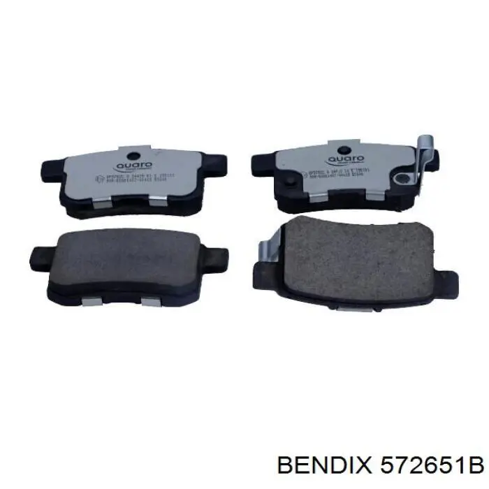 572651B Jurid/Bendix Колодки передние