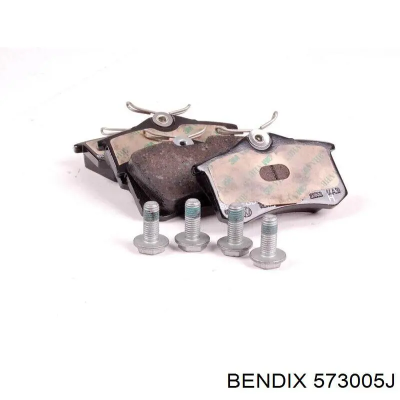 Задние тормозные колодки 573005J Jurid/Bendix