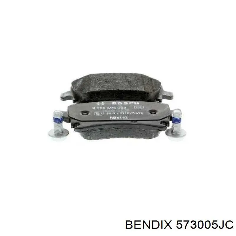 Задние дисковые колодки Jurid/Bendix 573005JC