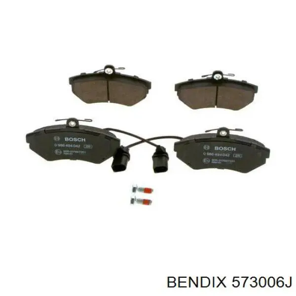Купить 573006J Jurid/Bendix Колодки тормозные