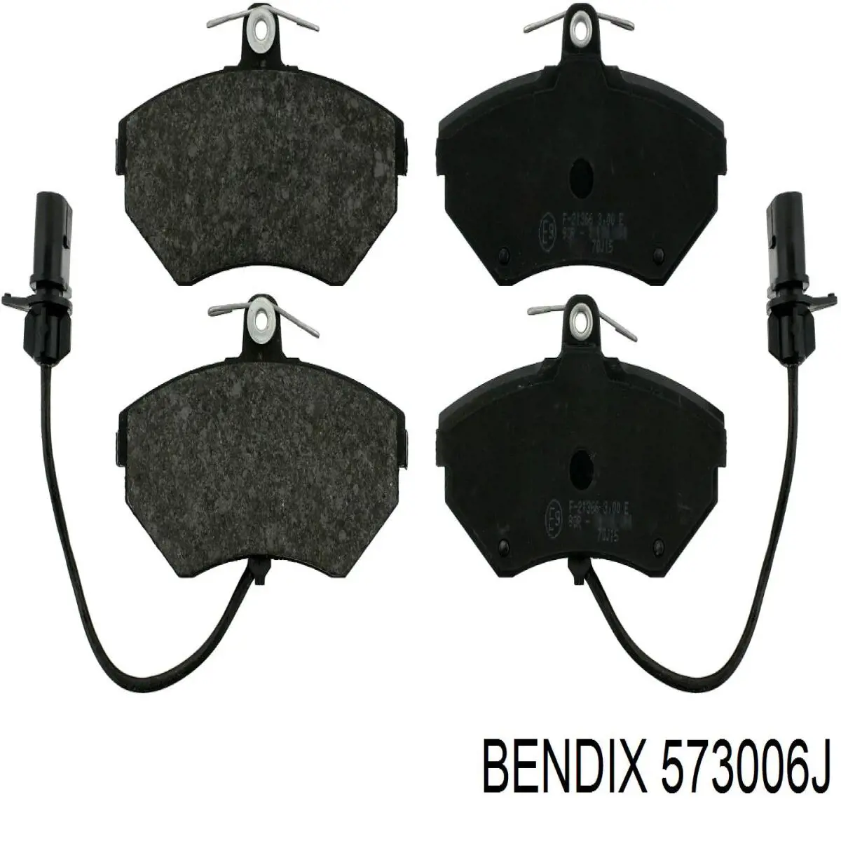 Передние тормозные колодки 573006J Jurid/Bendix