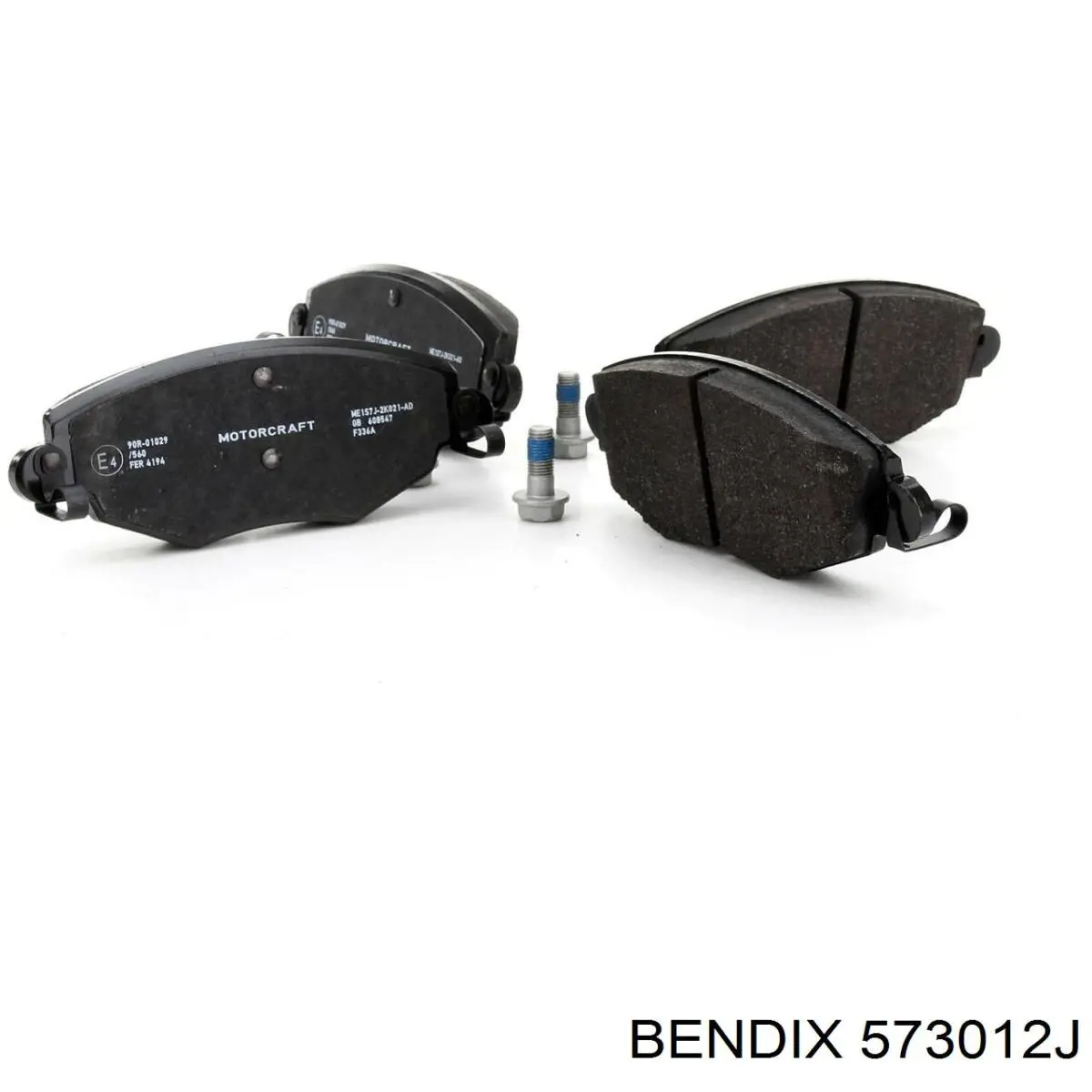 573012J Jurid/Bendix Колодки тормозные дисковые комплект