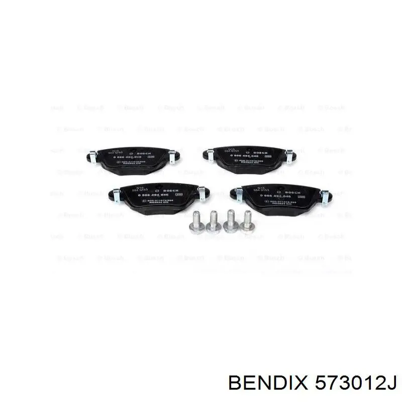 Колодки дисковые  Jurid/Bendix 573012J цена, от 21.62 USD