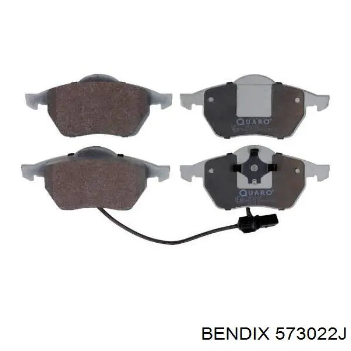 Купить 573022J Jurid/Bendix Колодки тормозные