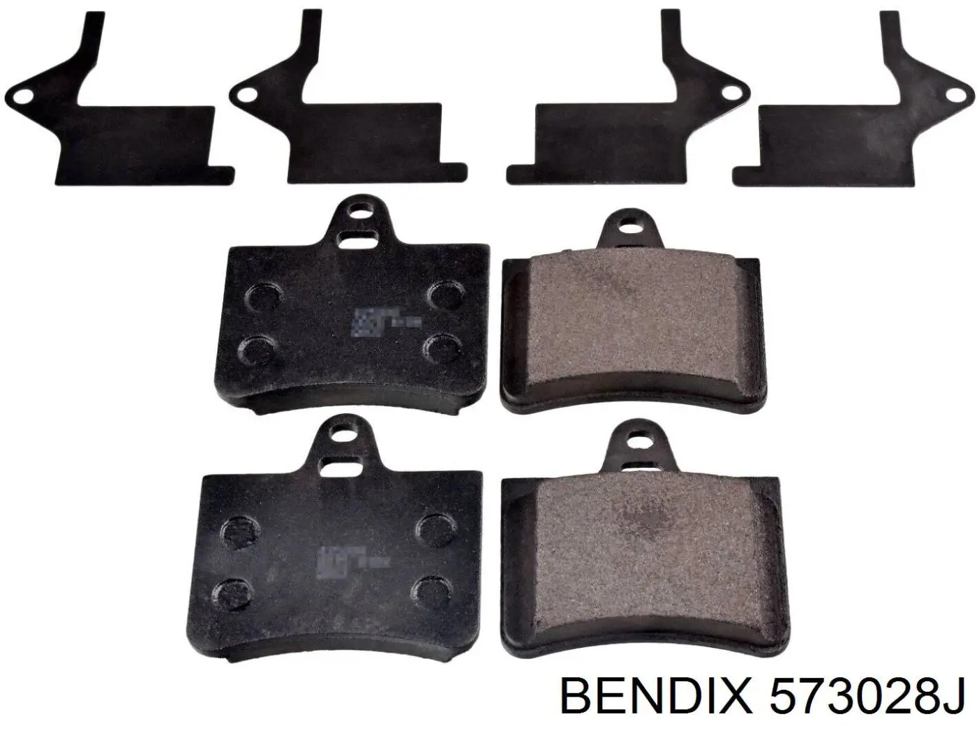 Купить 573028J Jurid/Bendix Колодки тормозные задние, дисковые