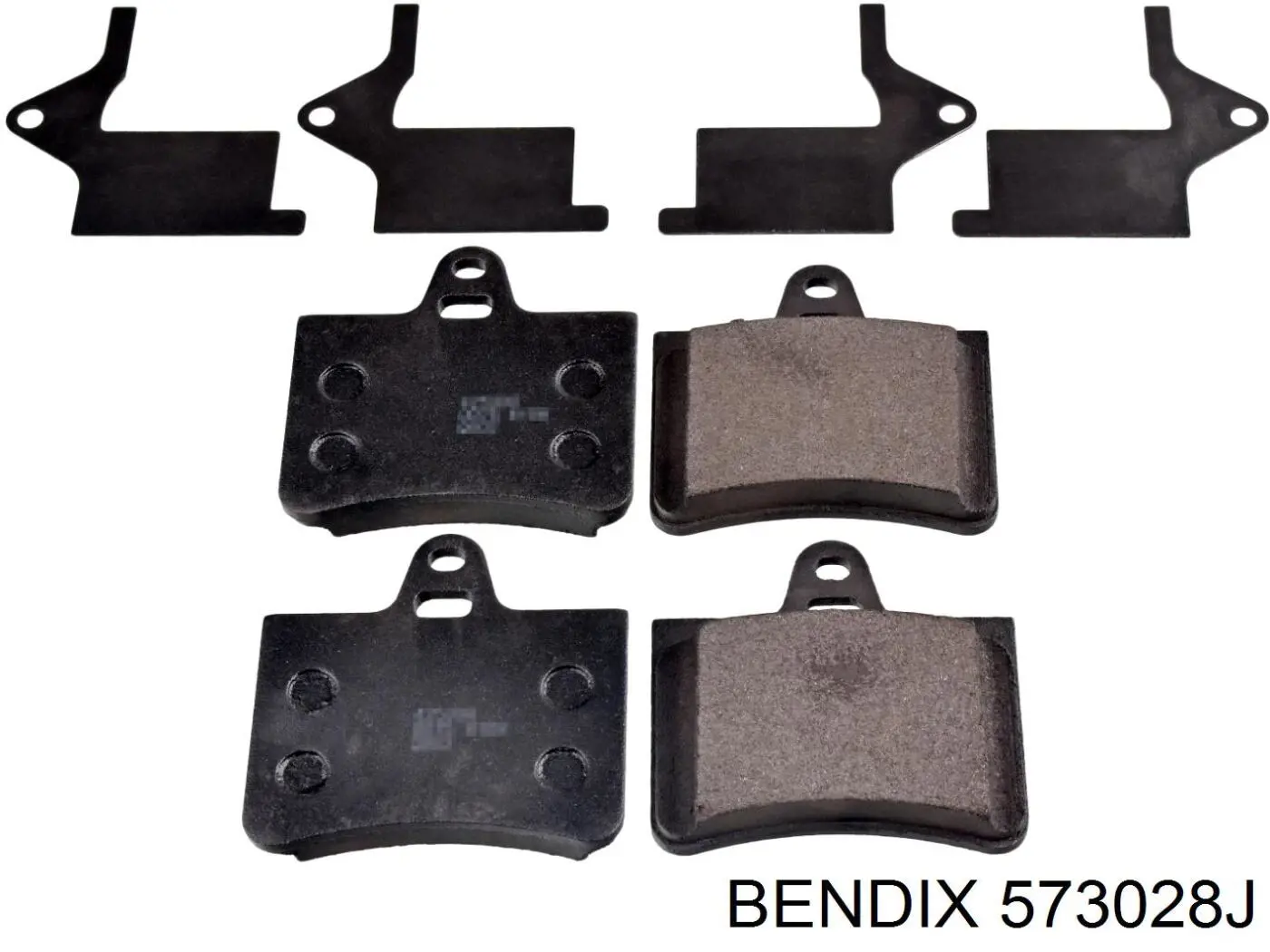 Задние дисковые колодки Jurid/Bendix 573028J