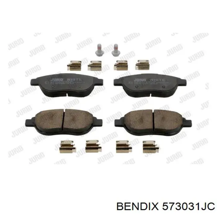 573031JC Jurid/Bendix колодки тормозные передние дисковые