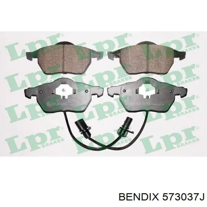 573037J Jurid/Bendix Колодки передние