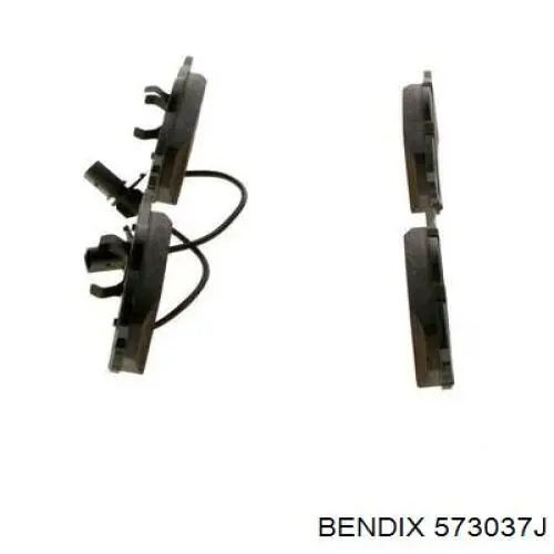 Тормозные колодки Jurid/Bendix 573037J
