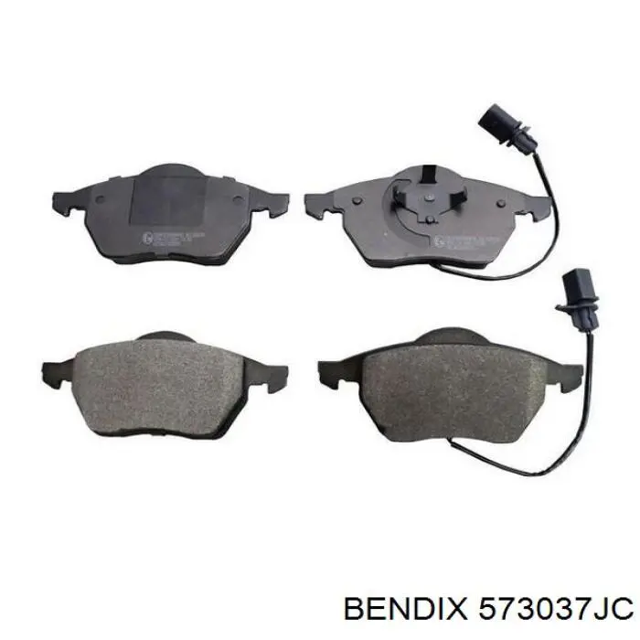 573037JC Jurid/Bendix колодки тормозные передние дисковые
