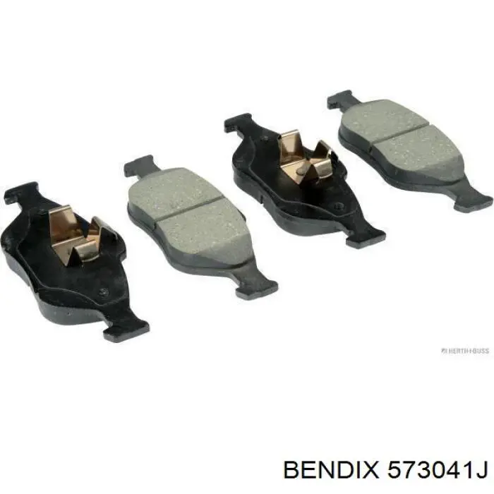 573041J Jurid/Bendix Колодки передние