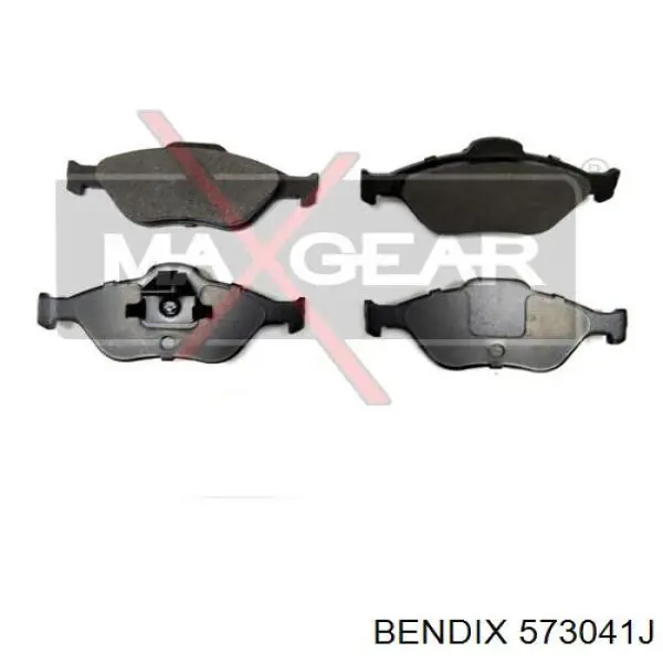 573041J Jurid/Bendix колодки тормозные передние дисковые