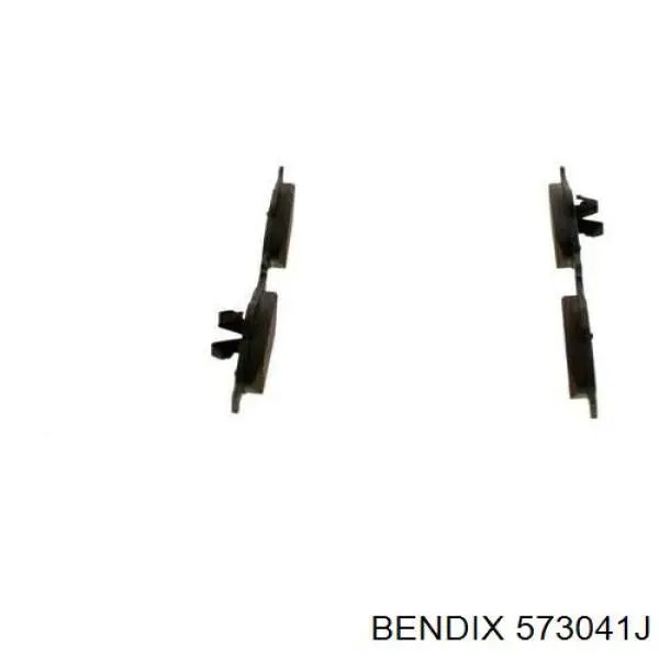 Передние тормозные колодки 573041J Jurid/Bendix