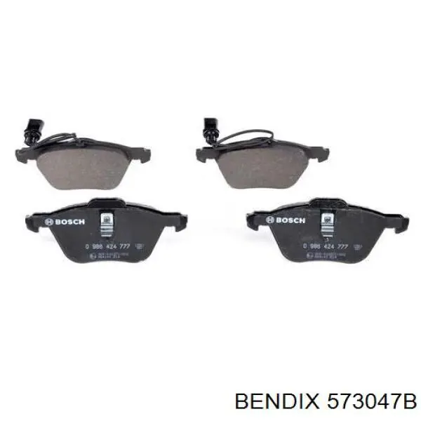 573047B Jurid/Bendix Колодки передние