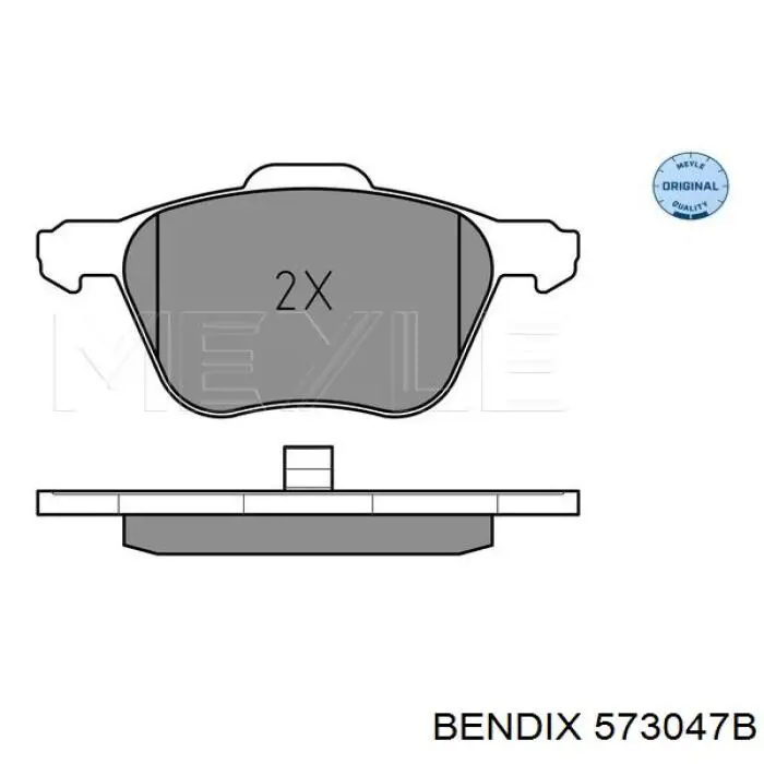 573047B Jurid/Bendix Колодки передние