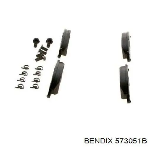 Купить 573051B Jurid/Bendix Колодки тормозные