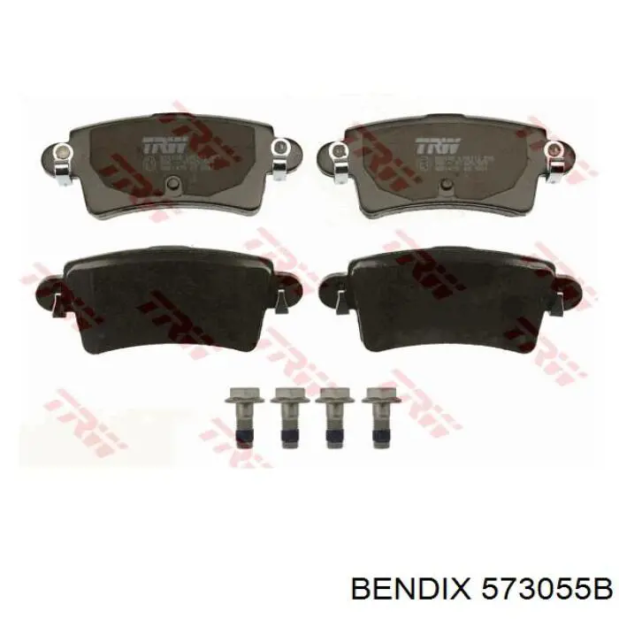 573055B Jurid/Bendix Колодки тормозные дисковые комплект