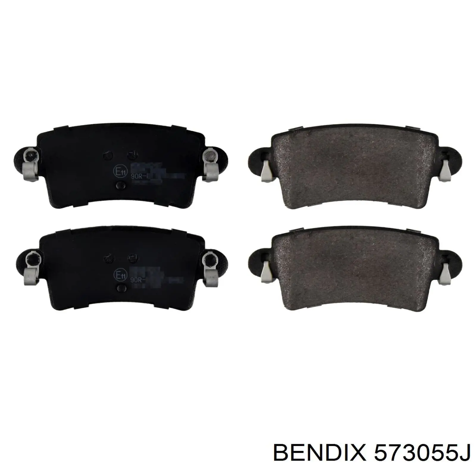 Купить 573055J Jurid/Bendix Колодки тормозные задние, дисковые
