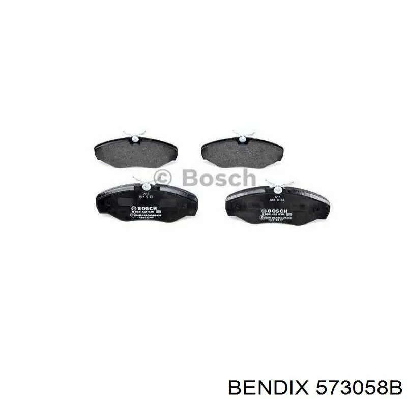573058B Jurid/Bendix колодки тормозные передние дисковые
