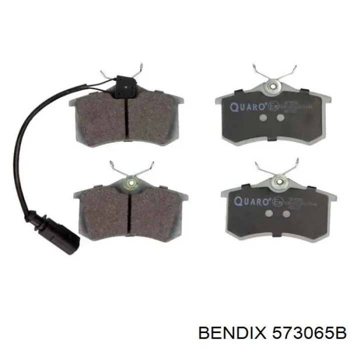 Задние дисковые колодки Jurid/Bendix 573065B
