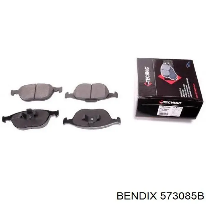 Передние тормозные колодки 573085B Jurid/Bendix