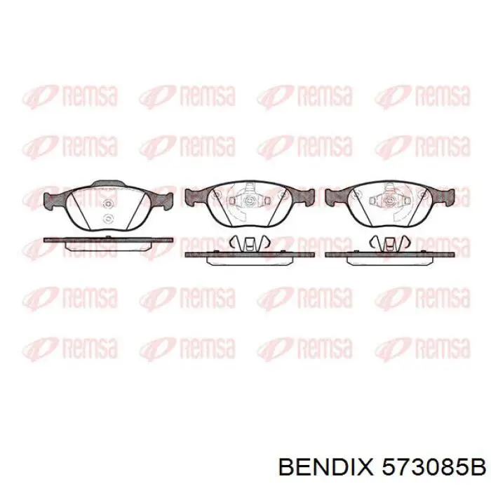 573085B Jurid/Bendix Колодки передние
