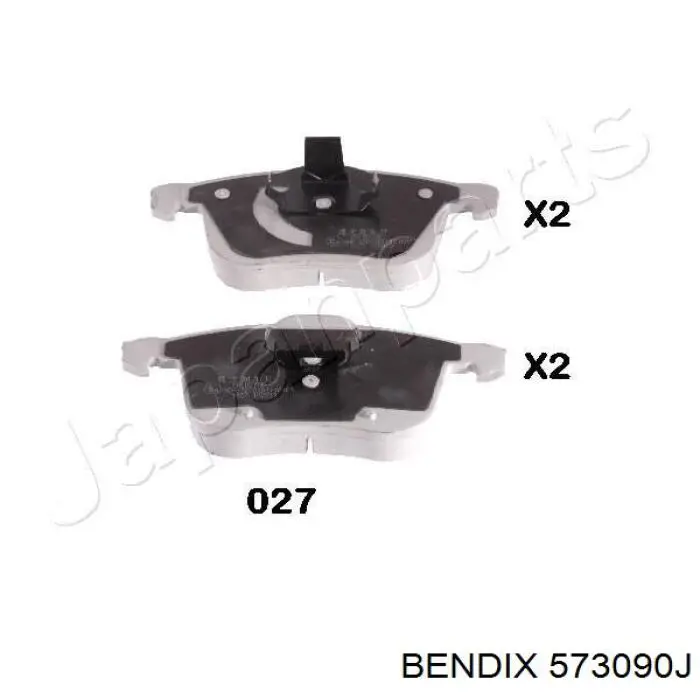 Передние тормозные колодки 573090J Jurid/Bendix