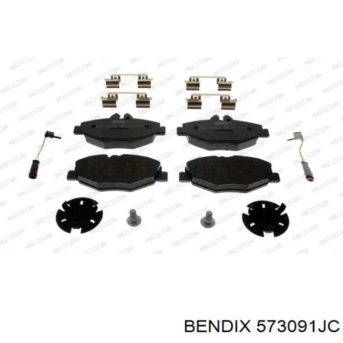 Купить 573091JC Jurid/Bendix Колодки тормозные